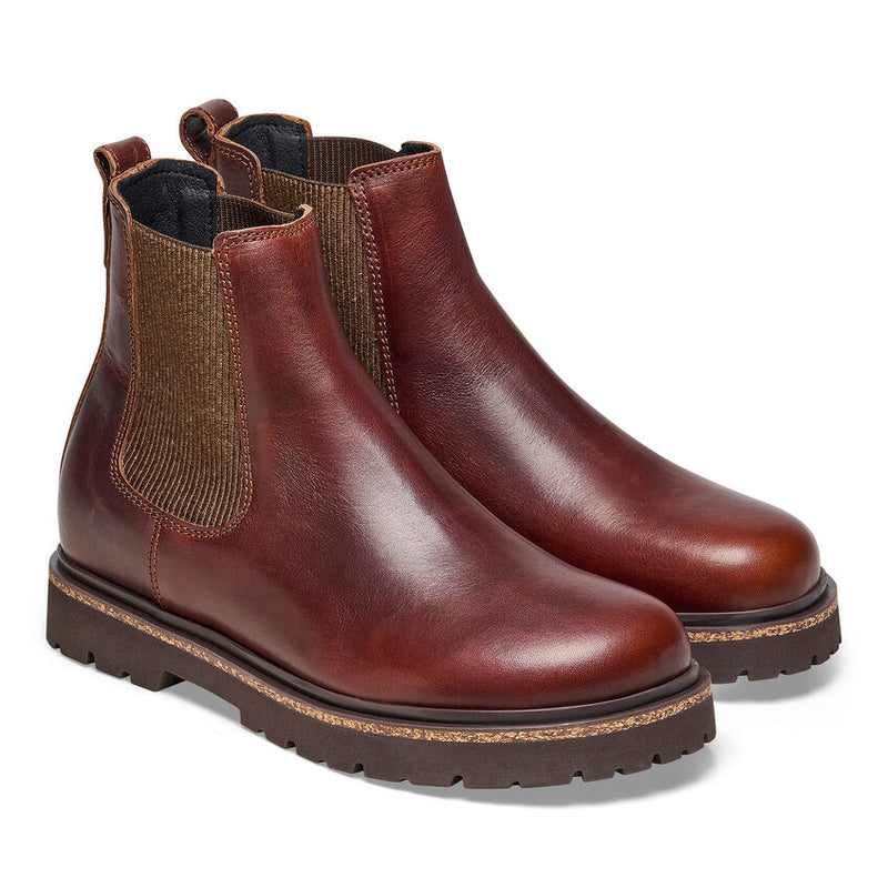 BIRKENSTOCK Birkenstock Highwood Slip On Boot Chocolate Leather Women's