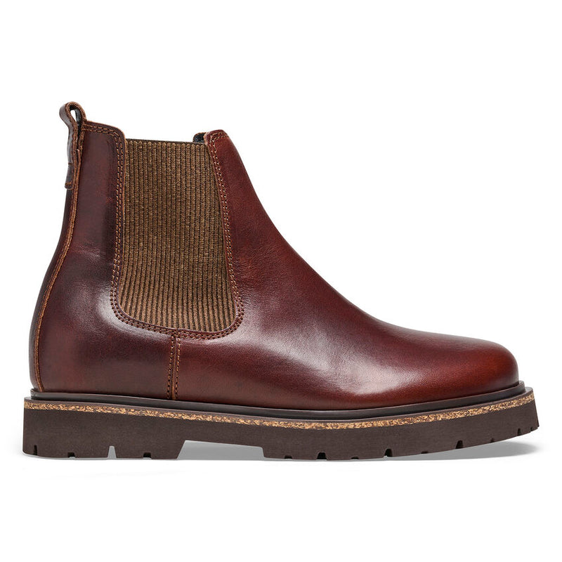 BIRKENSTOCK Birkenstock Highwood Slip On Boot Chocolate Leather Women's