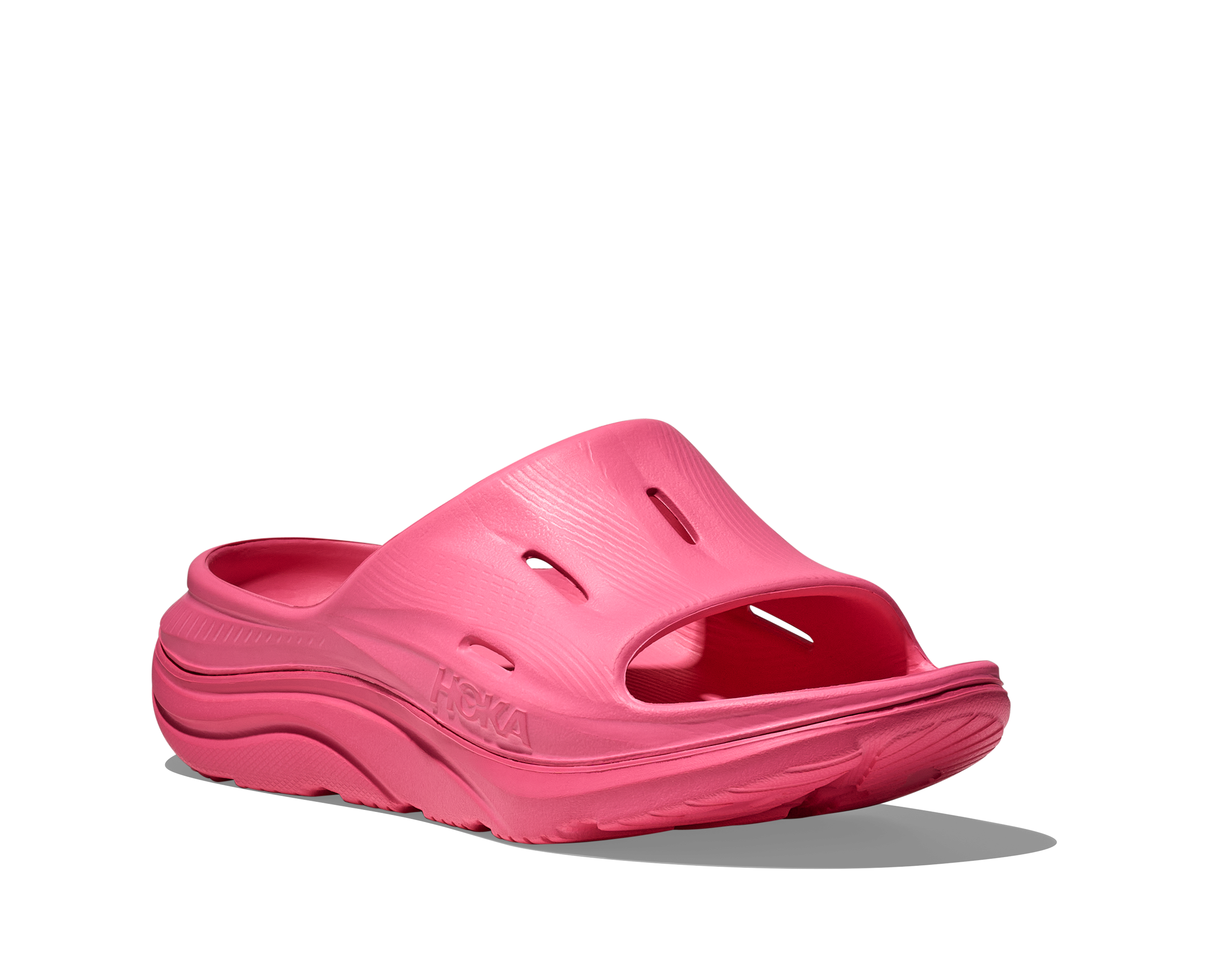 Hoka Ora Recovery Slide 3 Neon Rose Unisex display picture 1