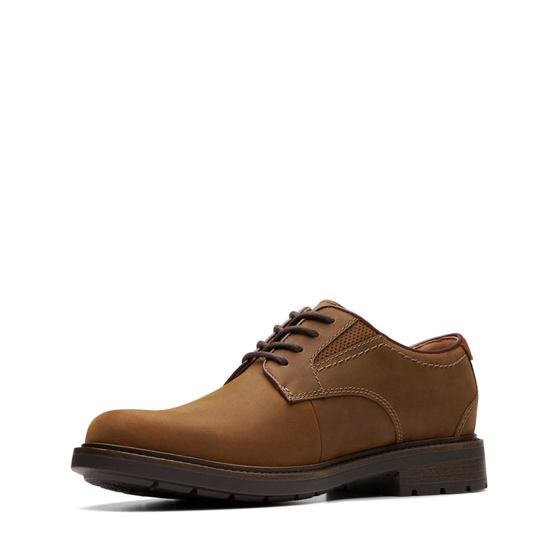 Clarks Un Shire Low Beeswax Leather Men's