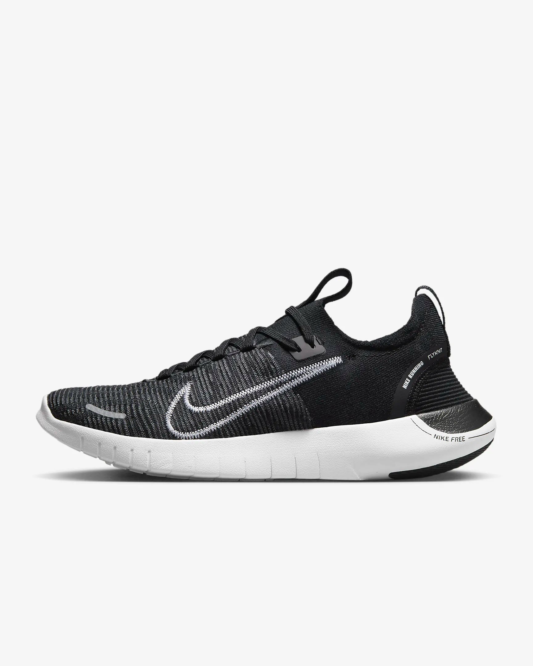 Nike Free RN NN Black White Men display picture 2