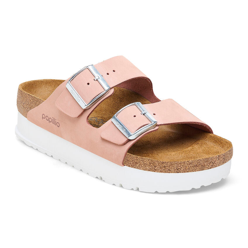 Papillio by Birkenstock Arizona Platform Soft Pink Sandal