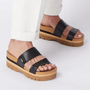 Reef Cushion Vista Higher Black Sandal Women's 4