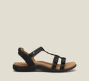 Taos Trophy 2 Sandal Black Embossed Women's 3
