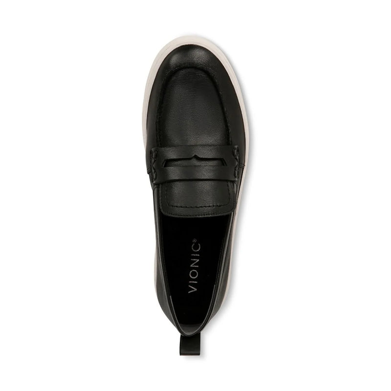Vionic Uptown Loafer Black Leather Women's 2