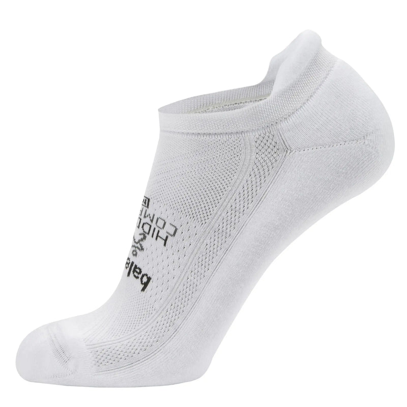 Balega Hidden Comfort No Show Tab White Socks