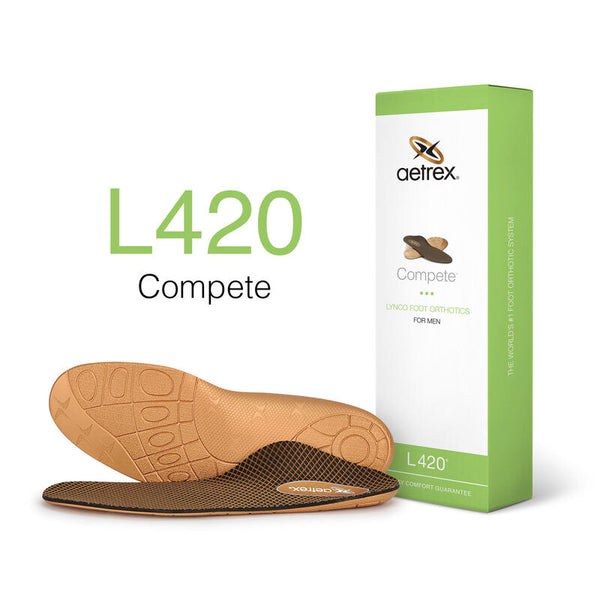 Aetrex Worldwide Inc. Aetrex L420 Men's Compete Posted Orthotics