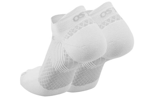 OS1ST Os1st FS4 Plantar Fasciitis No Show Compression Socks White