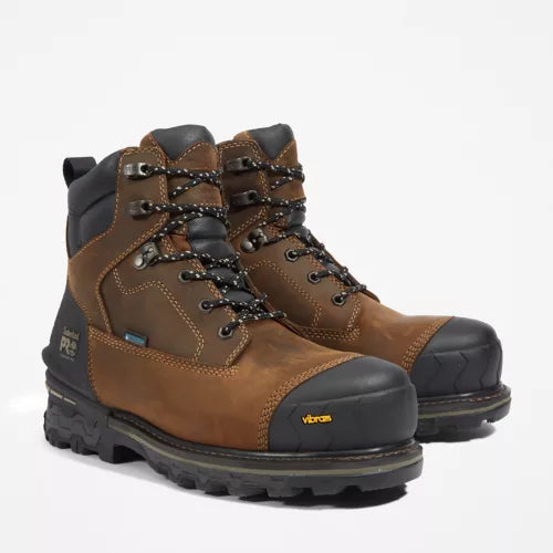 NEW TIMBERLAND men\'s composite toe waterproof industrial work boots in golden br Men main image 2