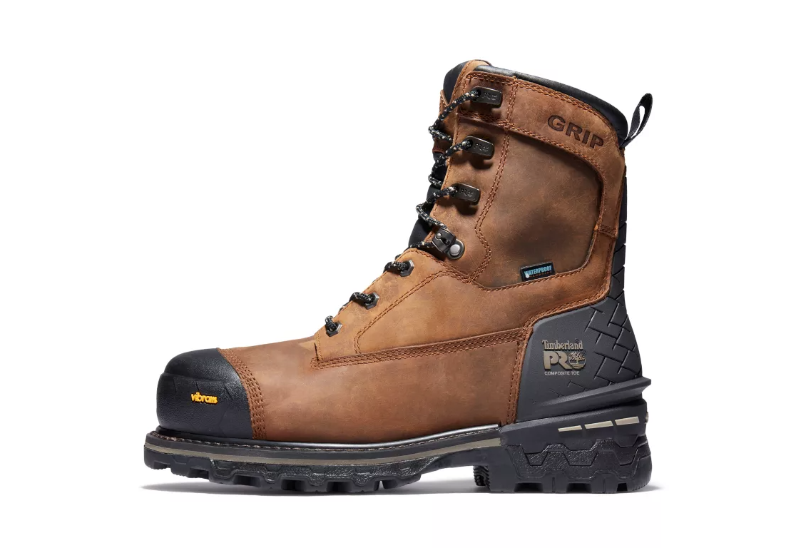 Servus Iron Duke Plain Toe Work Boot, 15 in, Brown 8