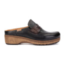 Pikolinos Granada Black Leather Clog Women's 2