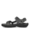 Gray sandal on a white background