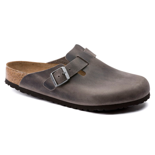 Birkenstock Boston Soft Footbed Iron 