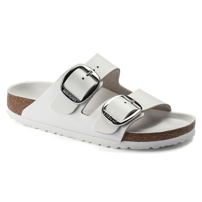 Birkenstock Arizona Big Buckle White Leather Women's 