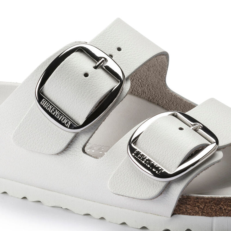 Birkenstock Arizona Big Buckle White Leather Women's 