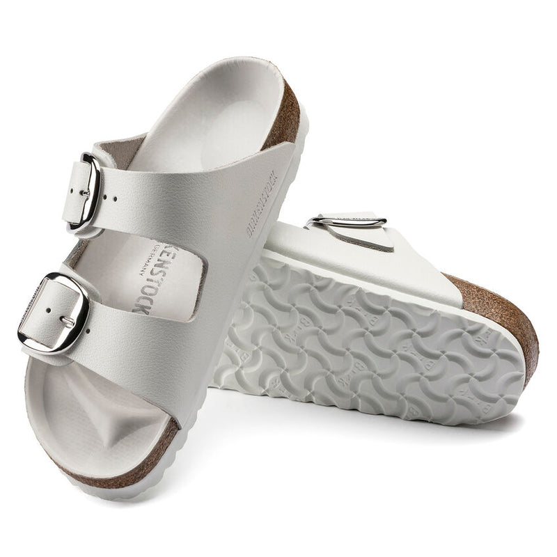 Birkenstock Arizona Big Buckle White Leather Women's 