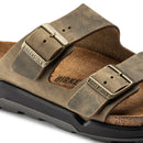Birkenstock Arizona Rugged Oiled Faded Khaki Men's 4