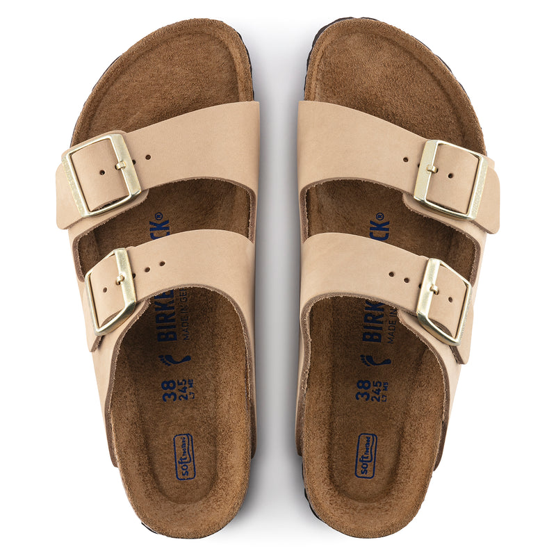 Birkenstock Arizona Soft Footbed Nubuck Leather Women's
 3