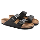 Birkenstock Arizona Grip Leather Vintage Wood Black Men's 5