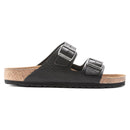 Birkenstock Arizona Grip Leather Vintage Wood Black Men's 4