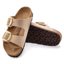 Birkenstock Arizona Big Buckle Sandcastle Nubuck Leather Women's  1