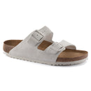Birkenstock Arizona Soft Footbed Suede Leather Antique White Women's  2