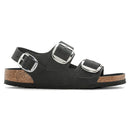 Birkenstock Milano Big Buckle Black Oiled Women's
