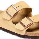 Birkenstock Arizona Latte Cream Suede Women's Regular 1