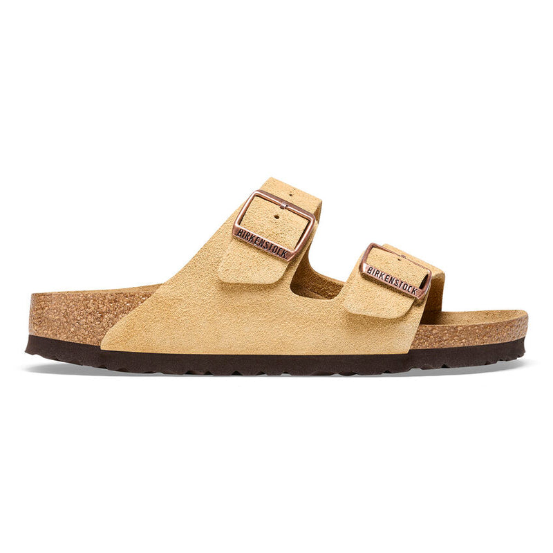 Birkenstock Arizona Latte Cream Suede Women's Regular 2