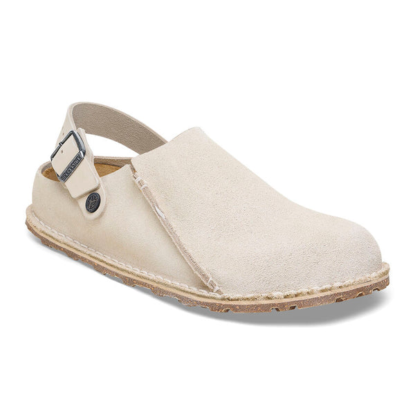 Birkenstock Lutry Eggshell Suede Women's