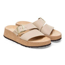 Birkenstock Almina Nubuck 3 Leather Sandcastle Women's