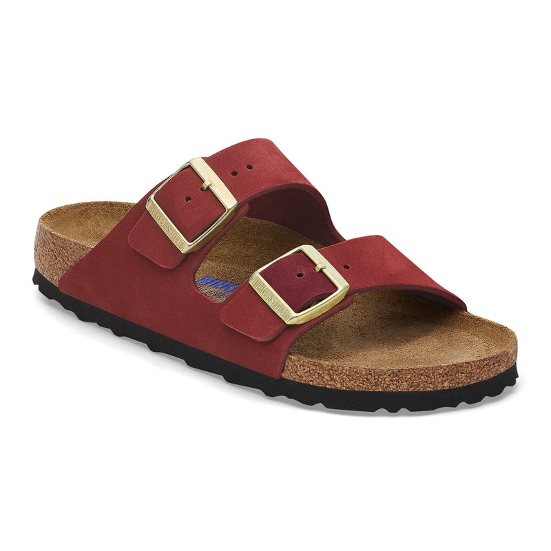 Birkenstock Arizona Soft Footbed Zinfandel Nubuck Leather Women's  2