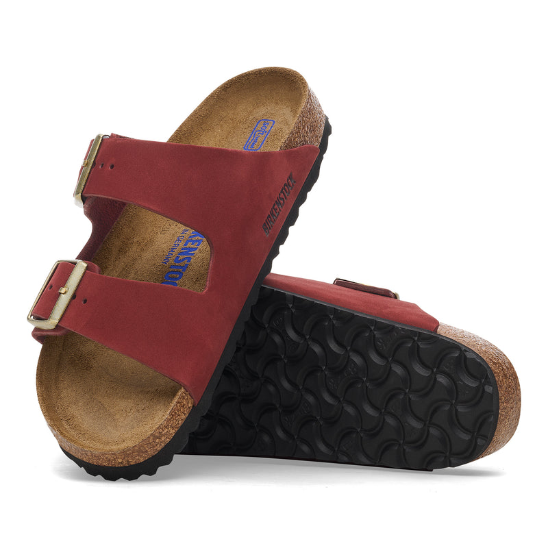 Birkenstock Arizona Soft Footbed Zinfandel Nubuck Leather Women's  1