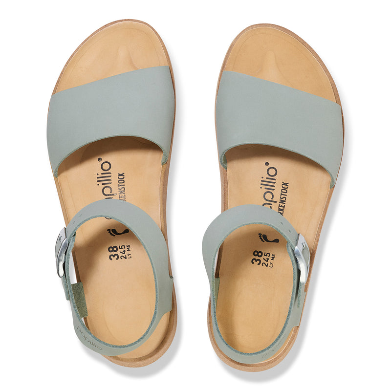 Birkenstock Papillio Glenda Pure Sage Nubuck Leather Women's 3