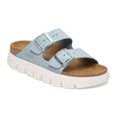 Birkenstock Arizona Chunky Baby Blue Suede Leather Narrow Women's 2