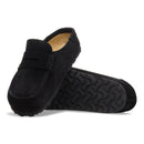 Birkenstock Naples Wrapped Suede Leather Black (REGULAR WIDE WIDTH) 1