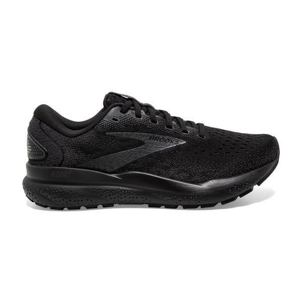 Brooks Ghost 16 Black Black Ebony Men's  1