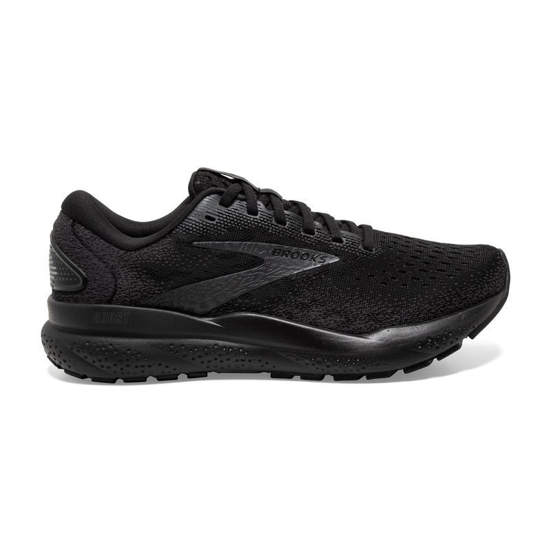 Brooks Ghost 16 Black Black Ebony Men's  1