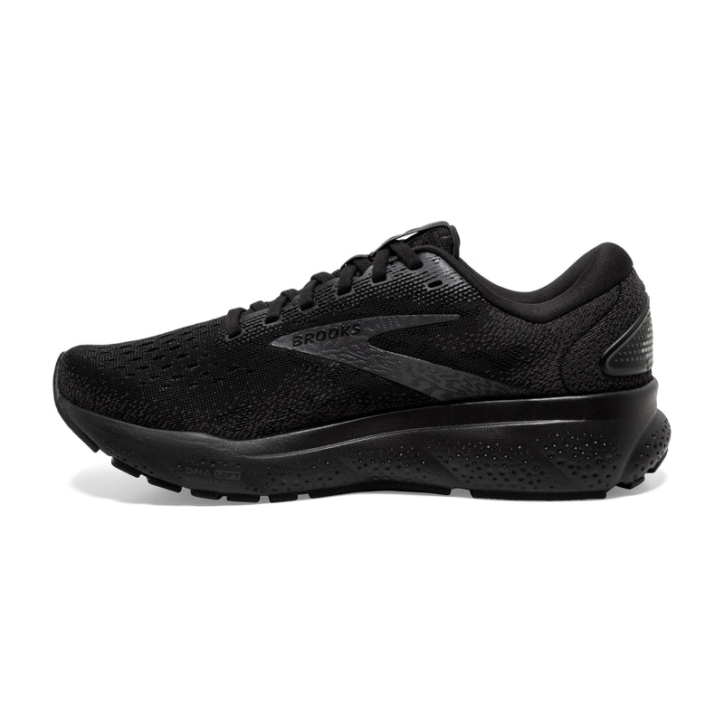 Brooks Ghost 16 Black Black Ebony Men's  2