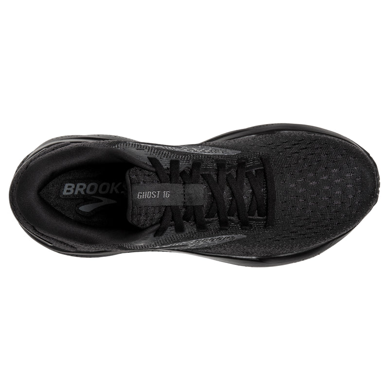 Brooks Ghost 16 Black Black Ebony Men's  5