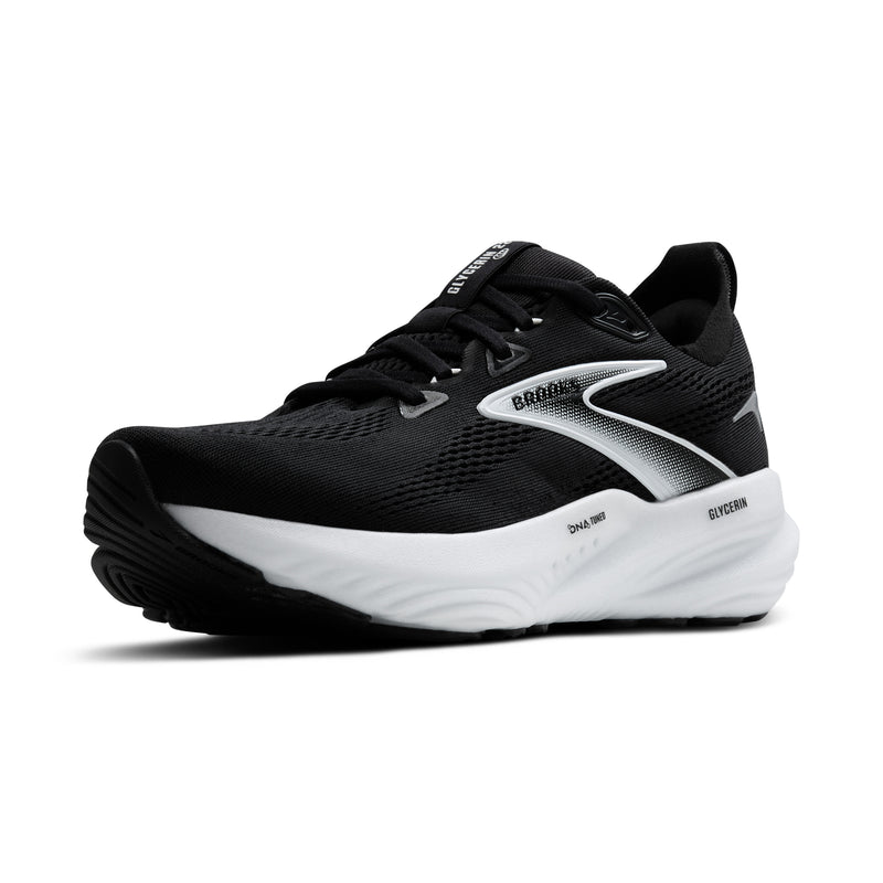 Brooks Glycerin 22 Black Grey White Men's(WIDE WIDTH) 4