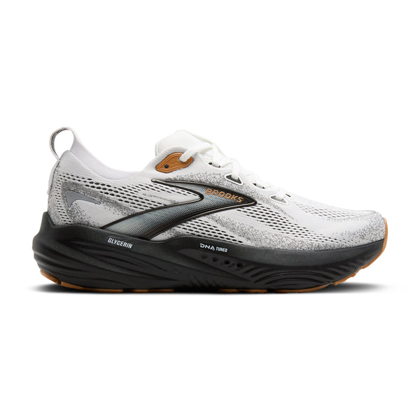 Brooks Glycerin 22 White Grey Black Men's 1