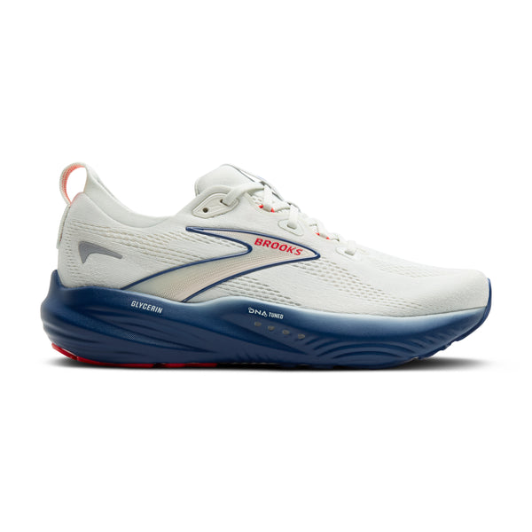 Brooks Glycerin 22 Gray Navy Fiery Red Men's 1