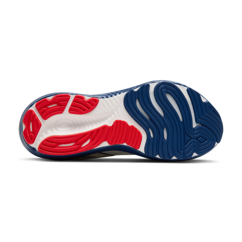 Brooks Glycerin 22 Gray Navy Fiery Red Men's  4
