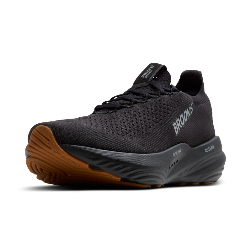 Brooks Glycerin StealthFit 22 Black Black Men's 7