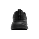 Black running shoe with Brooks logo on a white background