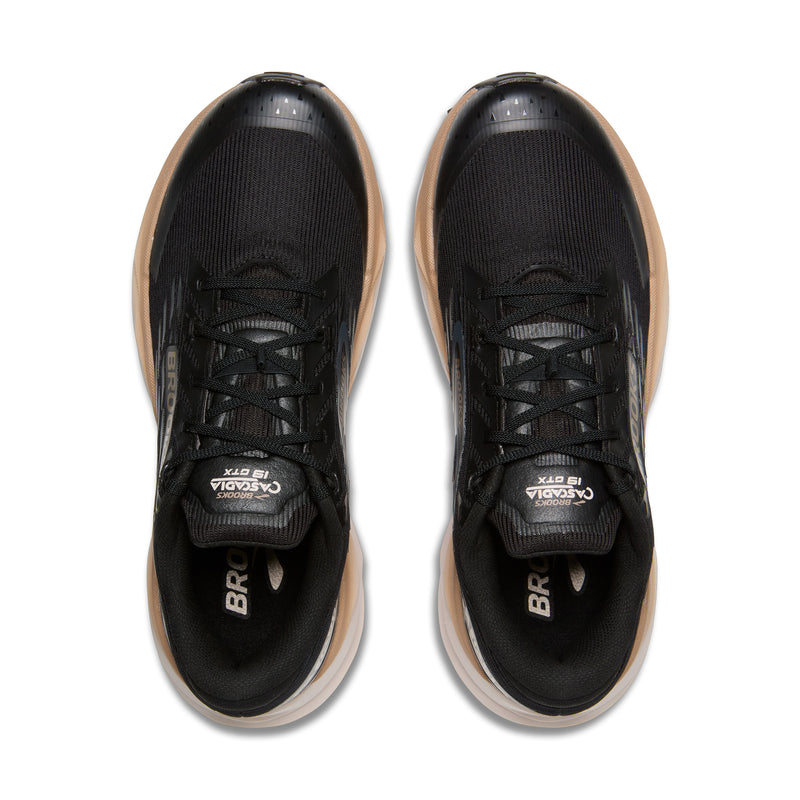 Brooks Cascadia 19 GTX Black Ebony Chateau Gray Men's 7