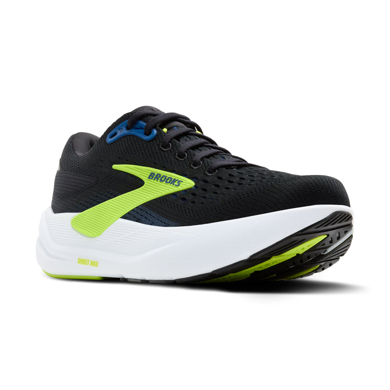 Brooks Ghost Max 3 Black Navy Lime Men's 4