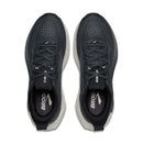 Black running shoes with visible 'Brooks' logo on a white background