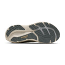Sole of a running shoe with 'Brooks' branding on a white background